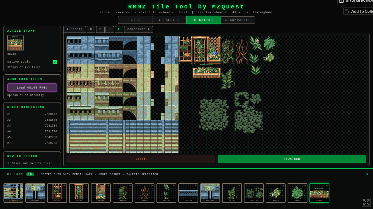 Tileset Tab!