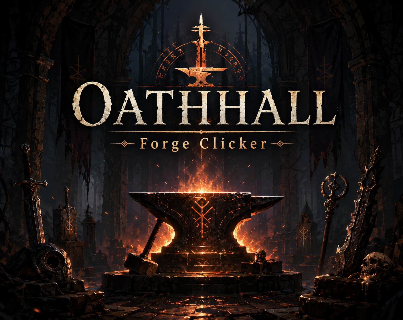 Cover image for OATHHALL: Forge Clicker