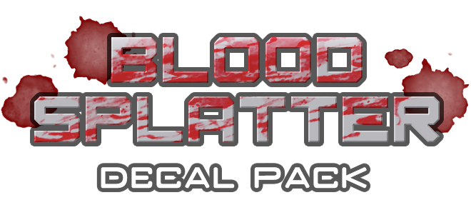 Blood Splatter Decal Pack by Strideh