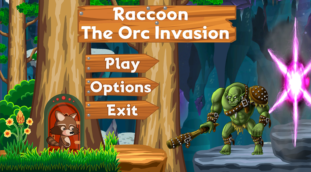 🐲Raccoon - Orc Invasion