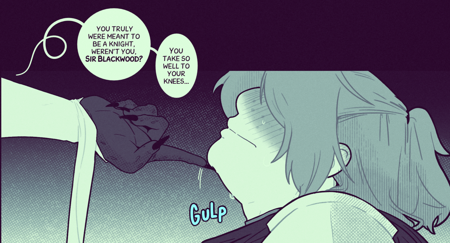 Kneel - A Magnus Archives Dragon AU Comic (18+)