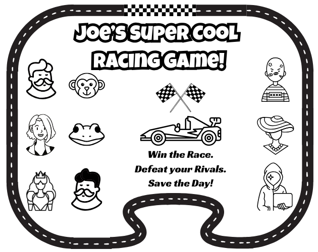 Joe's Super Cool Racing Game by Joe Gaylord (Lazarus Game Lab)