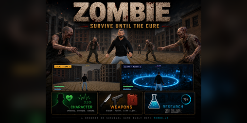 Cover image for ZOMBIE — Survive Until the Cure