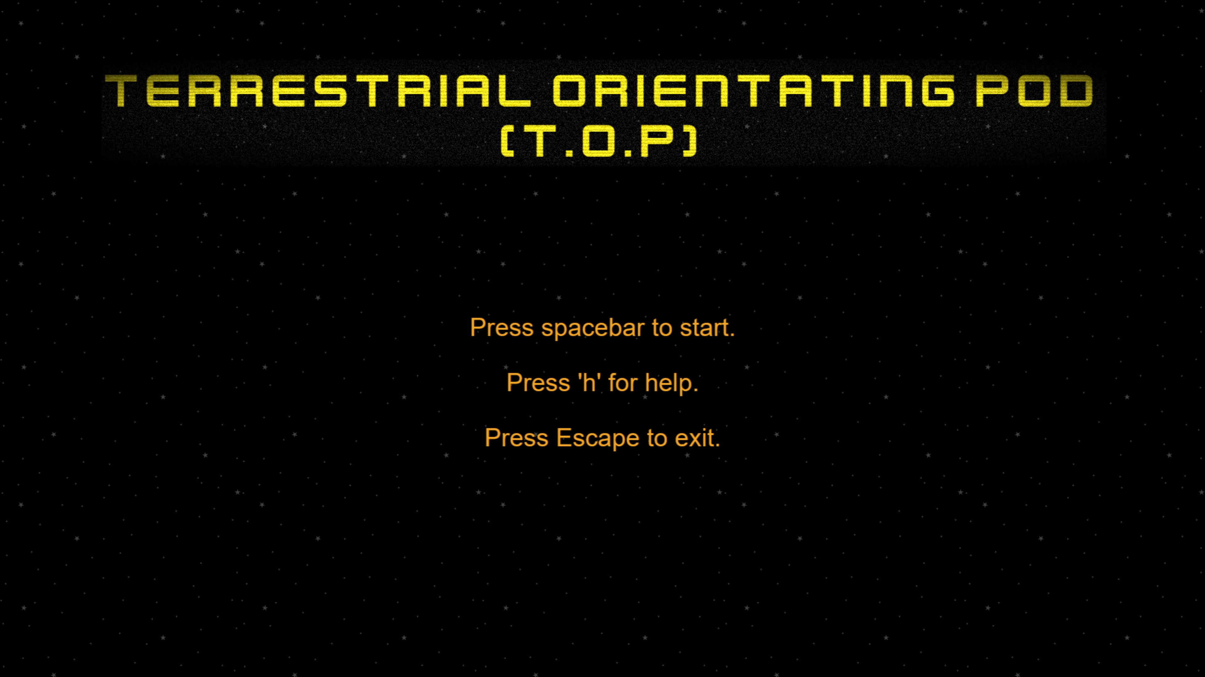 Terrestrial Orientating Pod