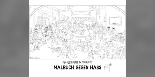 Cover image for Malbuch Gegen Hass