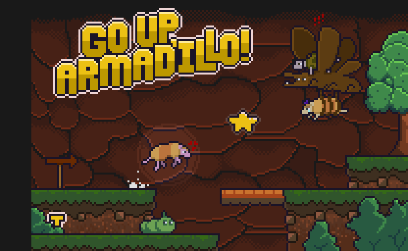 Cover image for 🐾 Go Up, Armadillo!