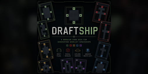 Cover image for Draftship - procedural interior ship generation cards