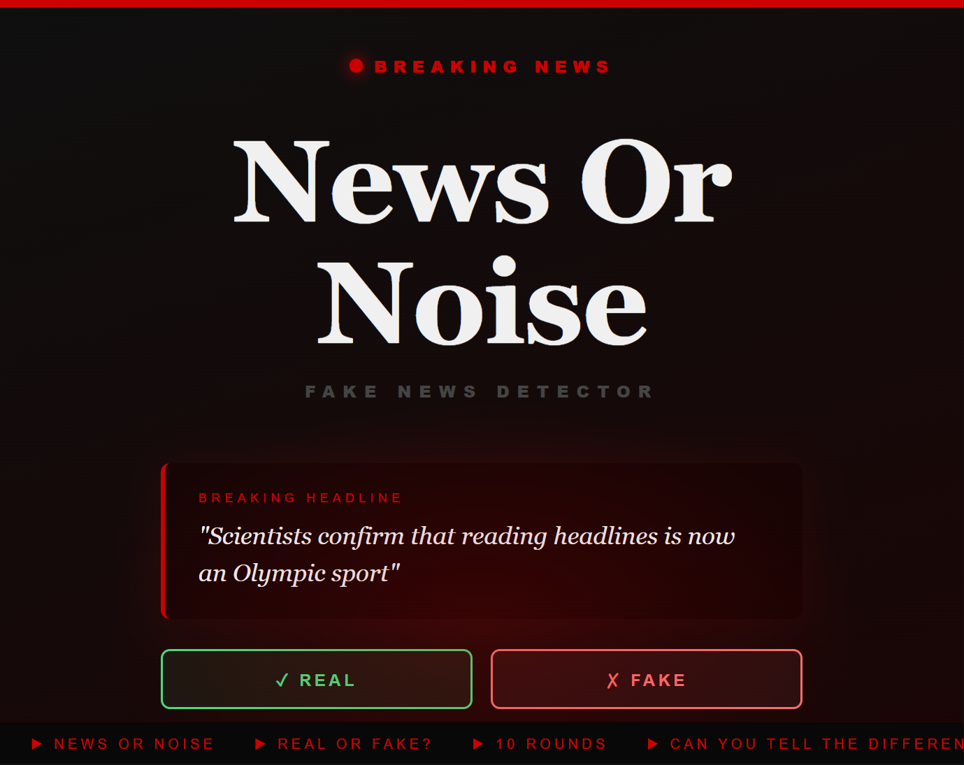 News or Noise