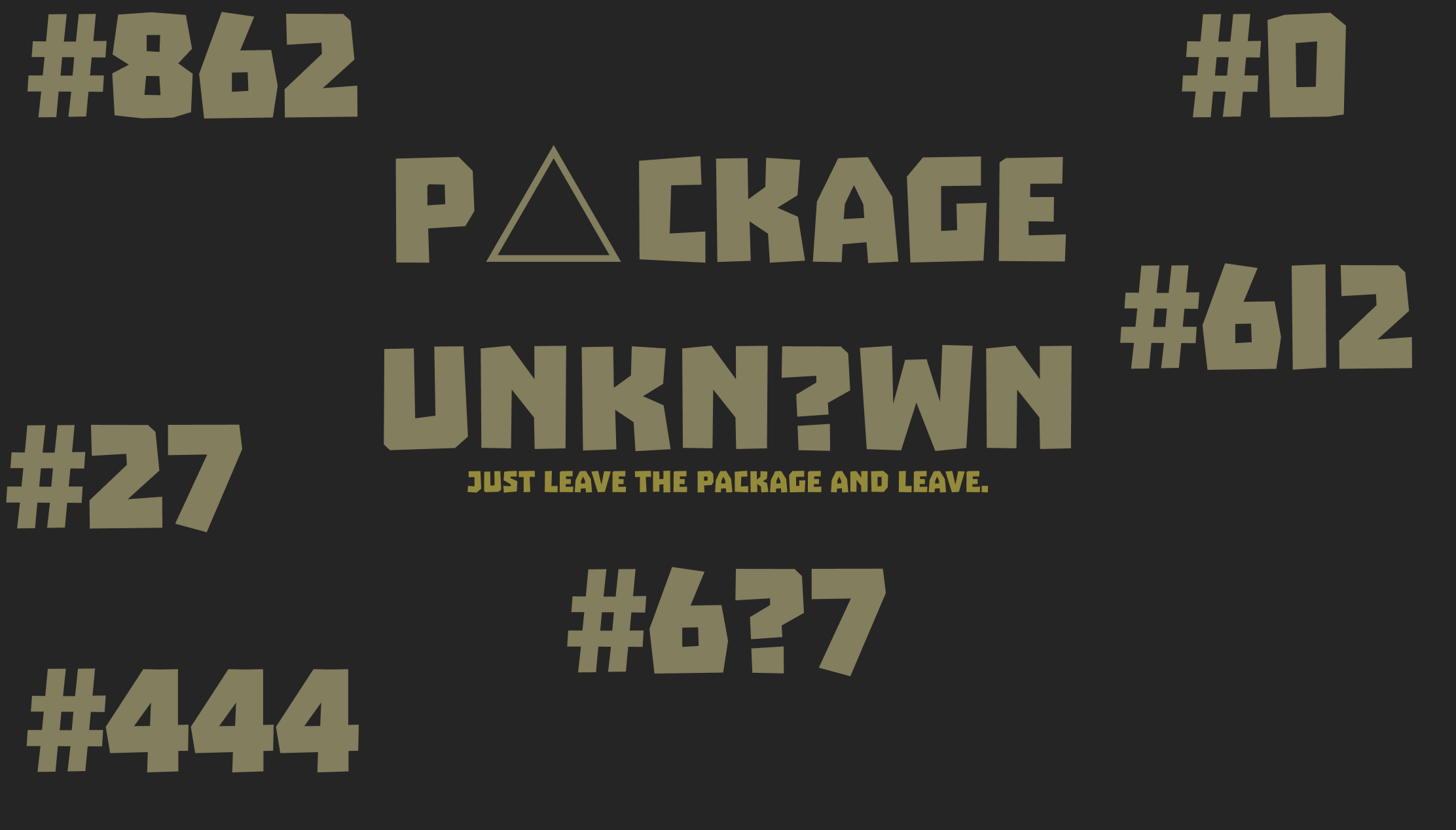 Package Unknown