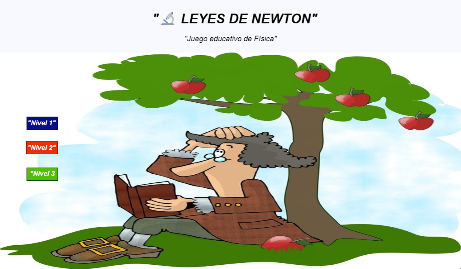Leyes de Newton - Juego Educativo
