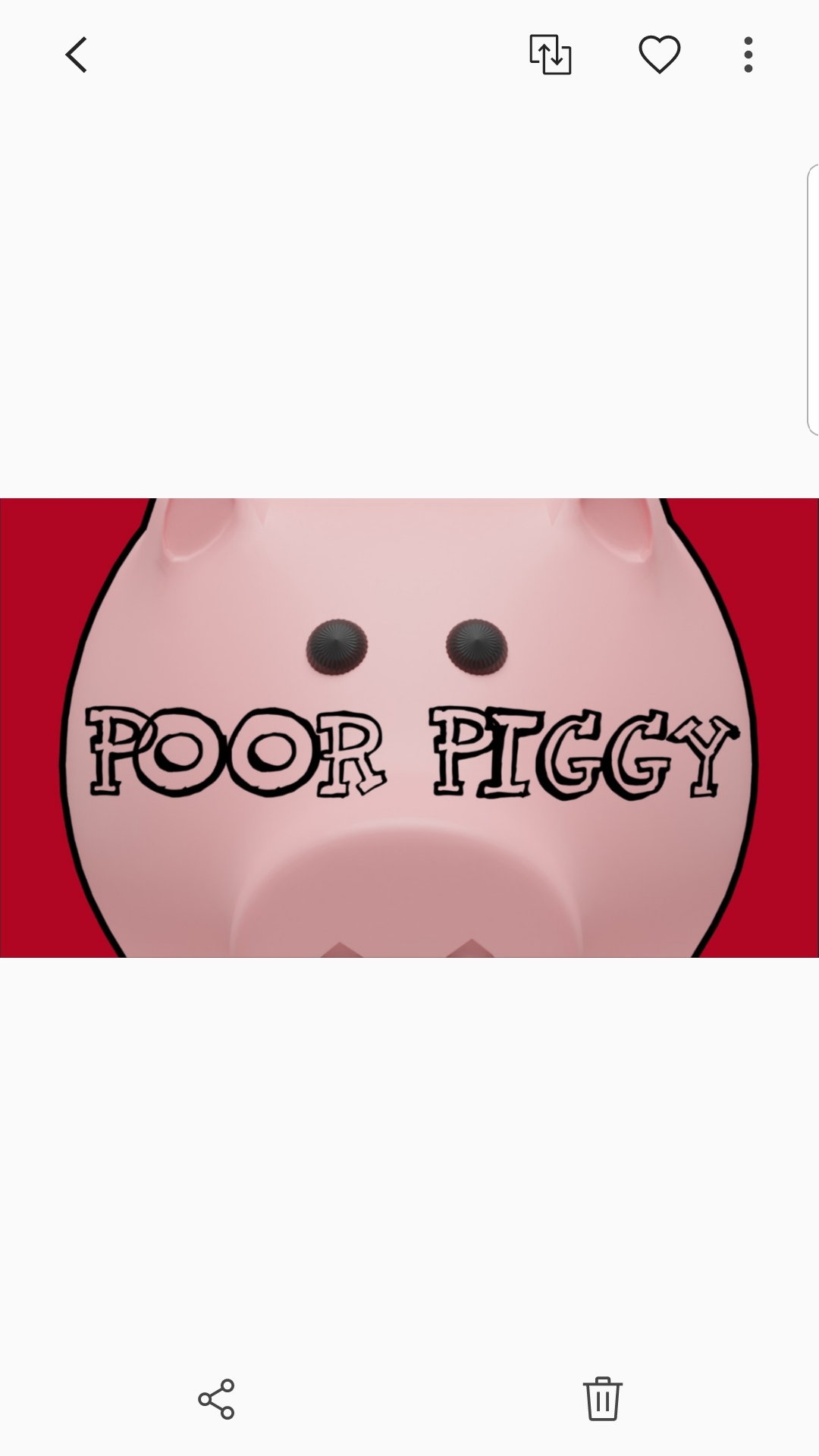 Cover image for Poor Piggy