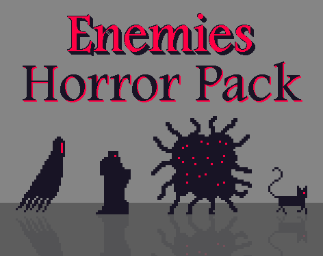 2D Pixel Art Horror Enemy Pack – Dark Side Monsters by AshDeal