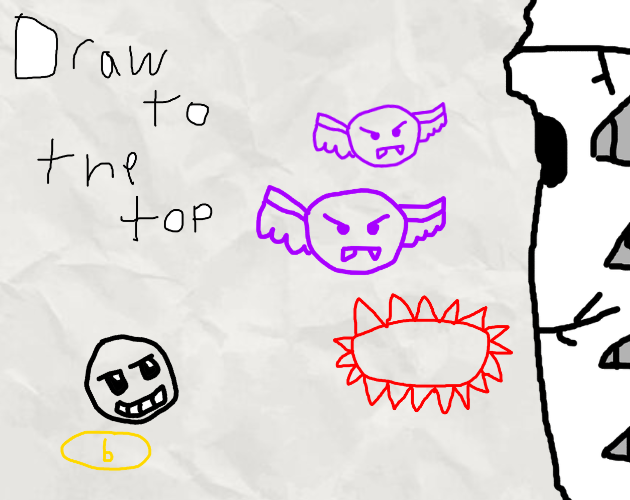 Rate Draw to the top by Omegledev1444 for GDevelop BIG Game Jam #9 ...