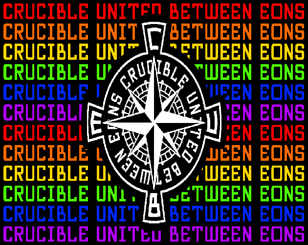 Cover image for CRUCIBLE UNITED BETWEEN EONS
