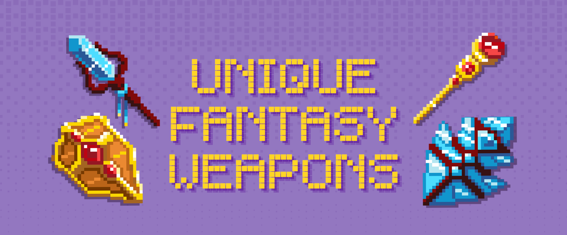 32x32 Unique Fantasy Weapons