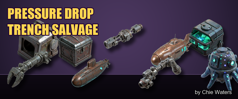 Pressure Drop — 320 Isometric Assets for Extraction Roguelites