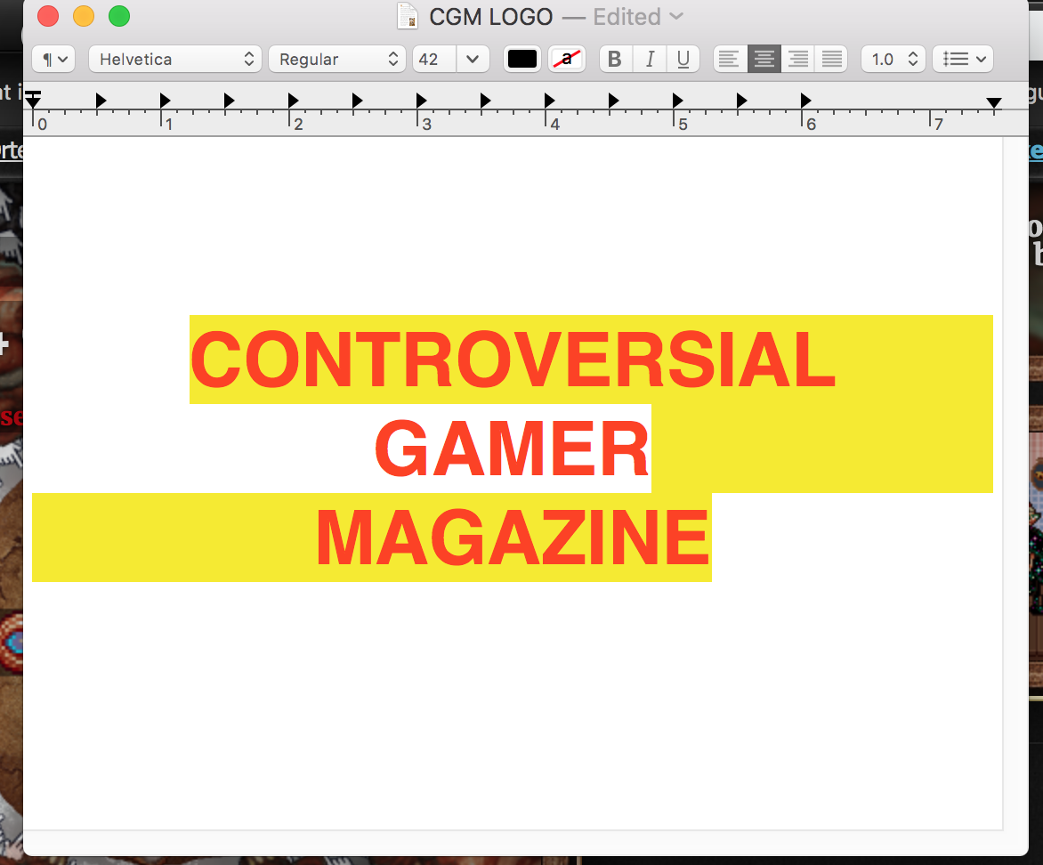 Cover image for CONTROVERSIAL GAMER ISSUE #1
