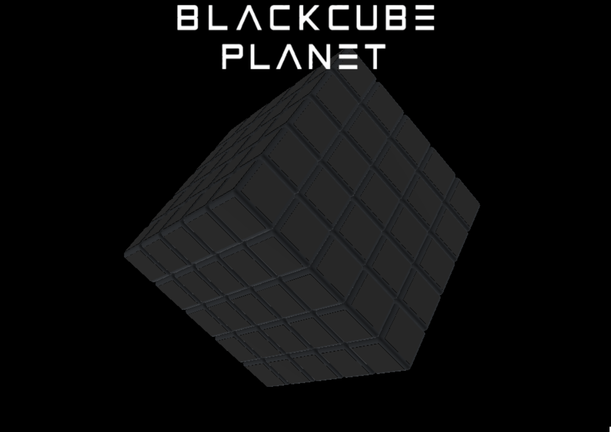 Black Cube Planet