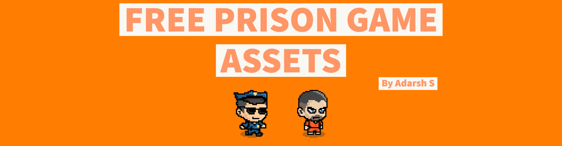 2D Pixel Prison Game Assets Pack