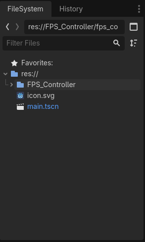 Adding project to Godot 4 filesystem