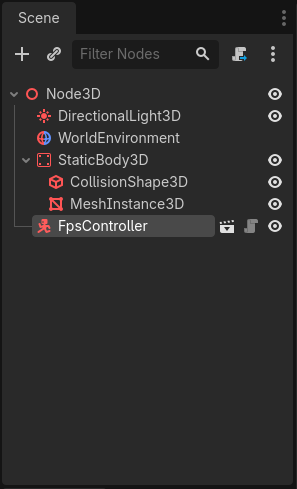 Add FPS Controller to basic scene