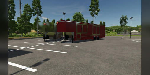 Cover image for fs25 sundowner enclosed wedge trailer