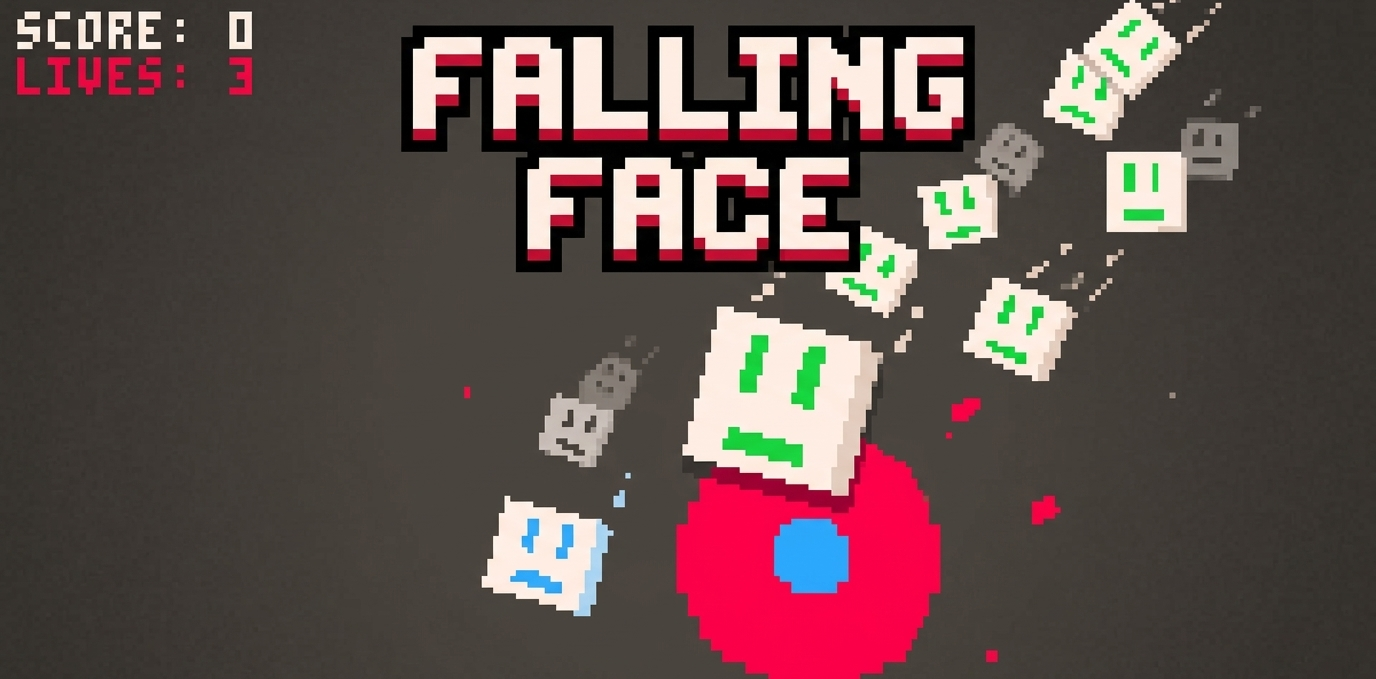 falling face