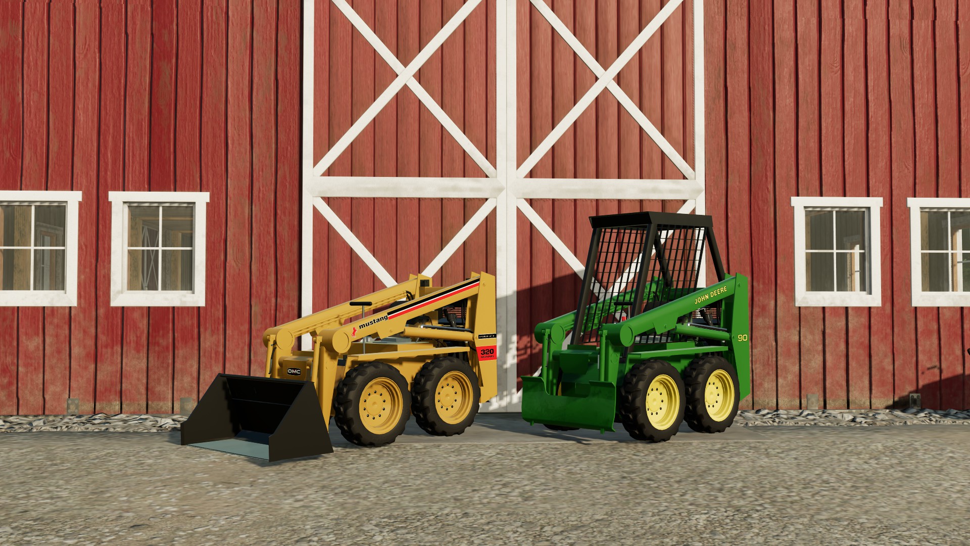 Cover image for John Deere 90 / Owatonna Mustang 320 Skid Steers - FS22