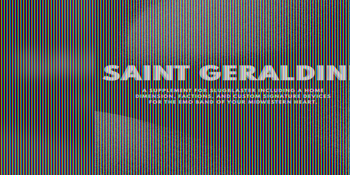 Cover image for Saint Geraldine - A Midwest Emo Home Dimension for Slugblaster
