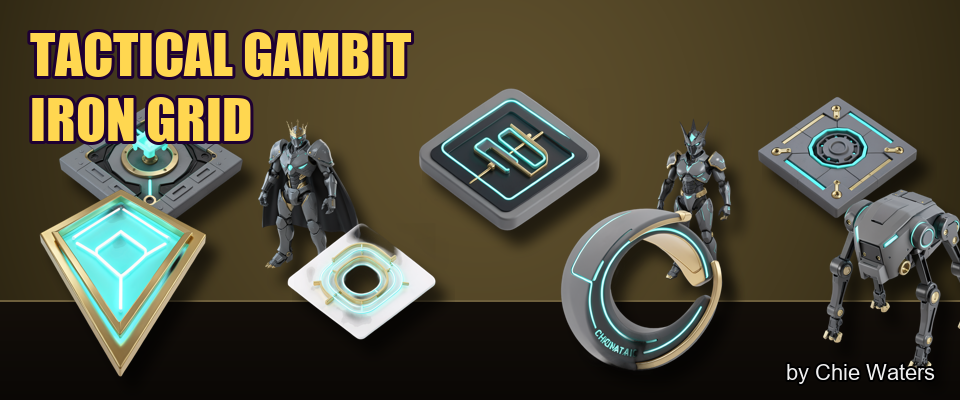 Tactical Gambit — 467 Isometric Assets for Mecha-Chess