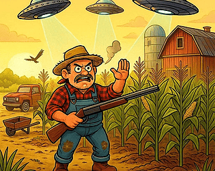 Farm Strike (Early Prototype) 🌽👽 game thumbnail