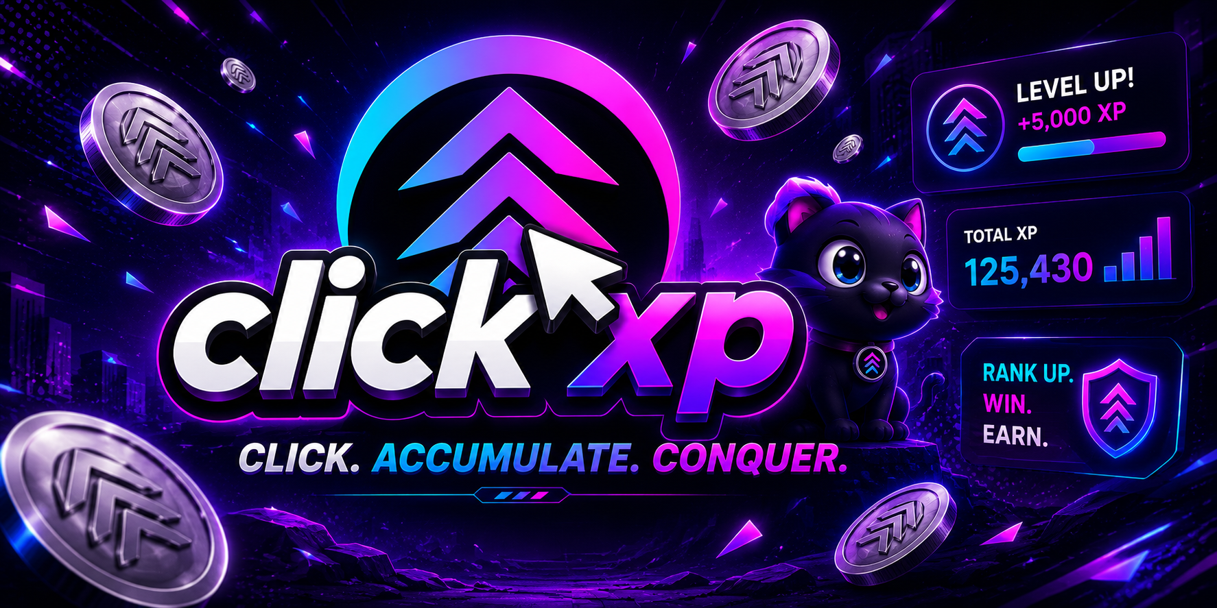 ClickXP – Click. Accumulate. Conquer.