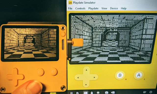 Perspective-correct texture mapping