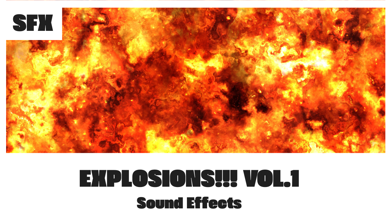Explosions VOL.1 - Sound Effects Pack by Nicola Fabro