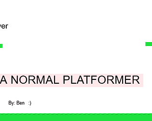 A Normal Platformer [Free]