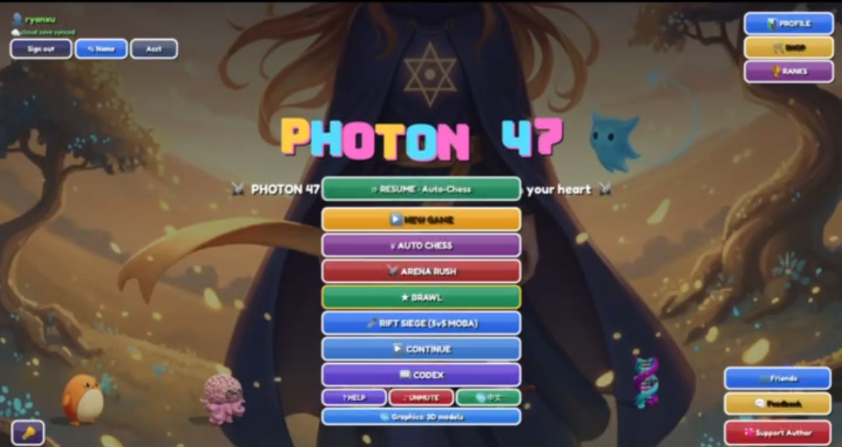 Photon47- a Multiplayer cute monster battle game