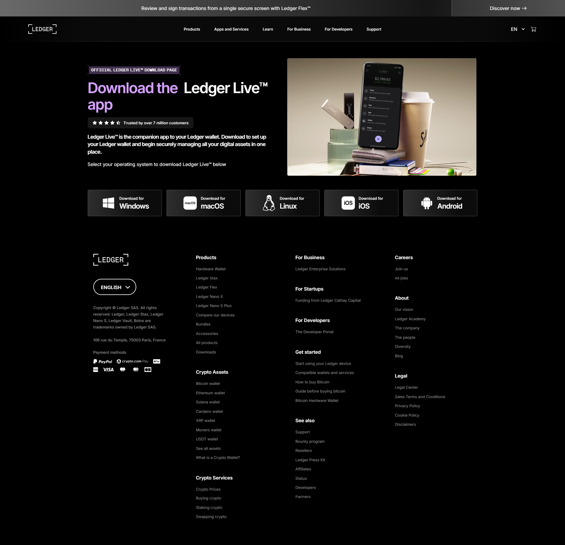 Lédg𝔢r® Live | Official Ledger Mobile & Desktop Application