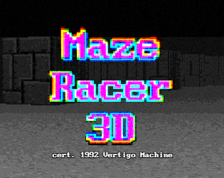 Maze Racer 3D [cert. 1992 Vertigo Machine] by 3xaaa