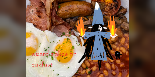 Cover image for Wizard Makes Breakfast