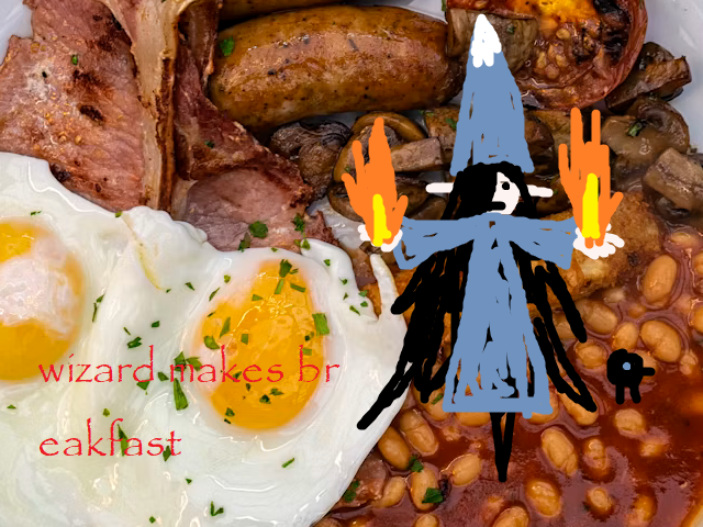 Cover image for Wizard Makes Breakfast