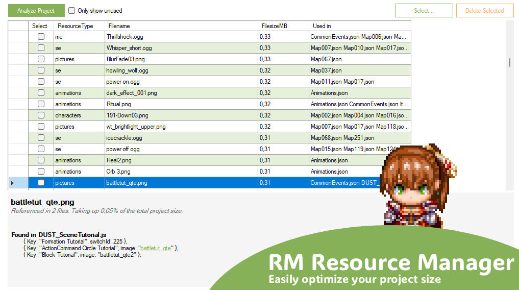 RPG Maker Resource Manager