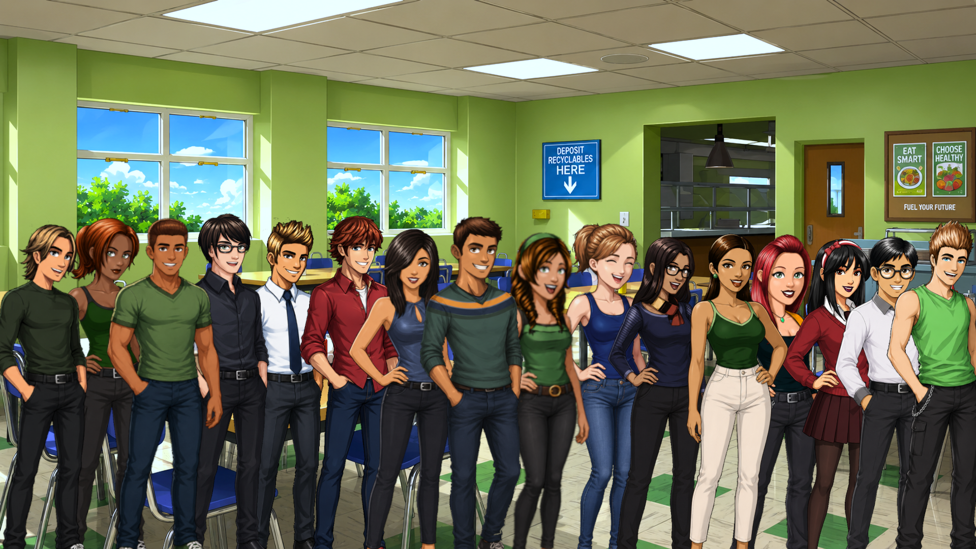 Surviving Highschool - Visual Novel Remaster
