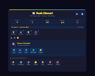 Rush Dinner — NYC Culinary Tour [Free] [Action]
