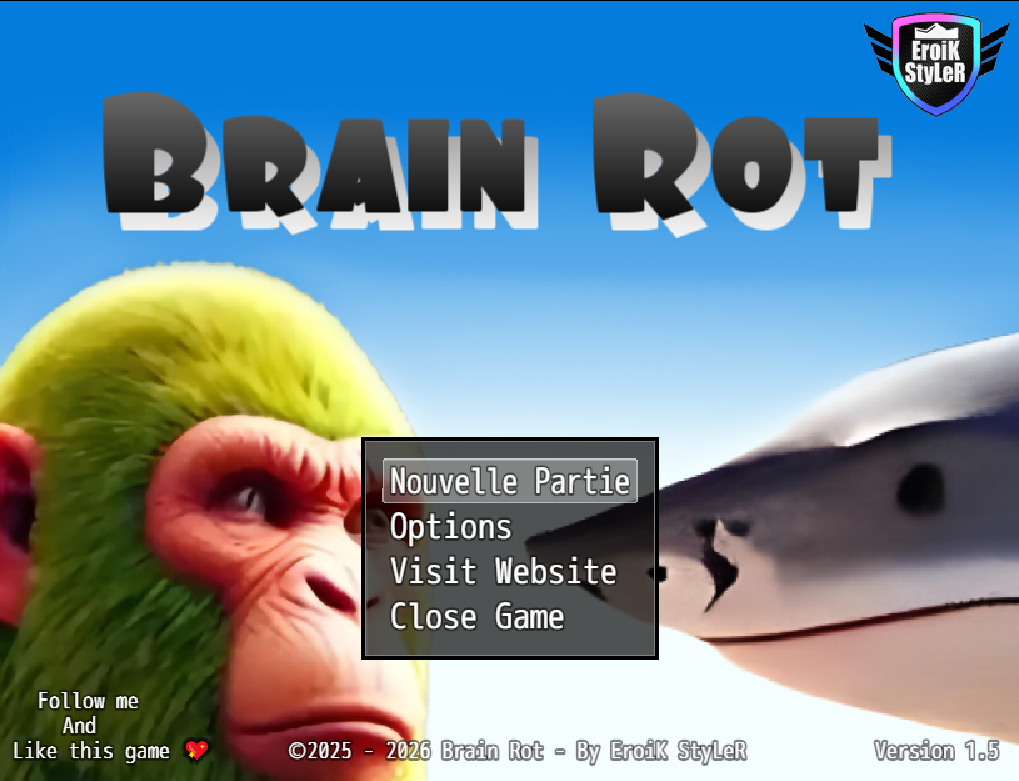 Cover image for Brain Rot Game RPG Maker MV