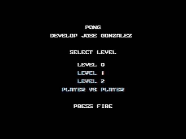 Cover image for PONG - Commodore 64