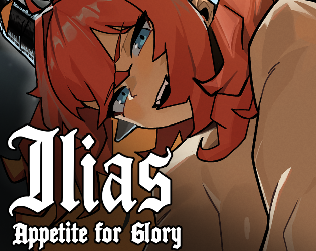 Cover art for Ilias: Appetite for Glory (0.12 UDPATE!!!) v0.12.3, an adult visual novel by Alcyone legends
