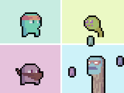 Animated mini characters 3 [Platform] [FREE]