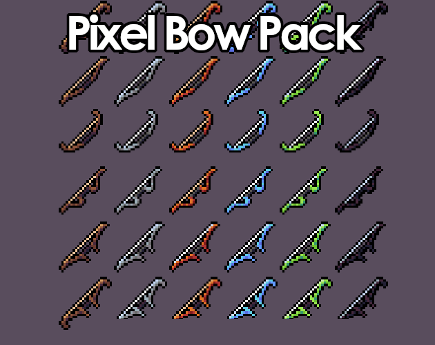 Pixel Bow Pack by Stealthix.