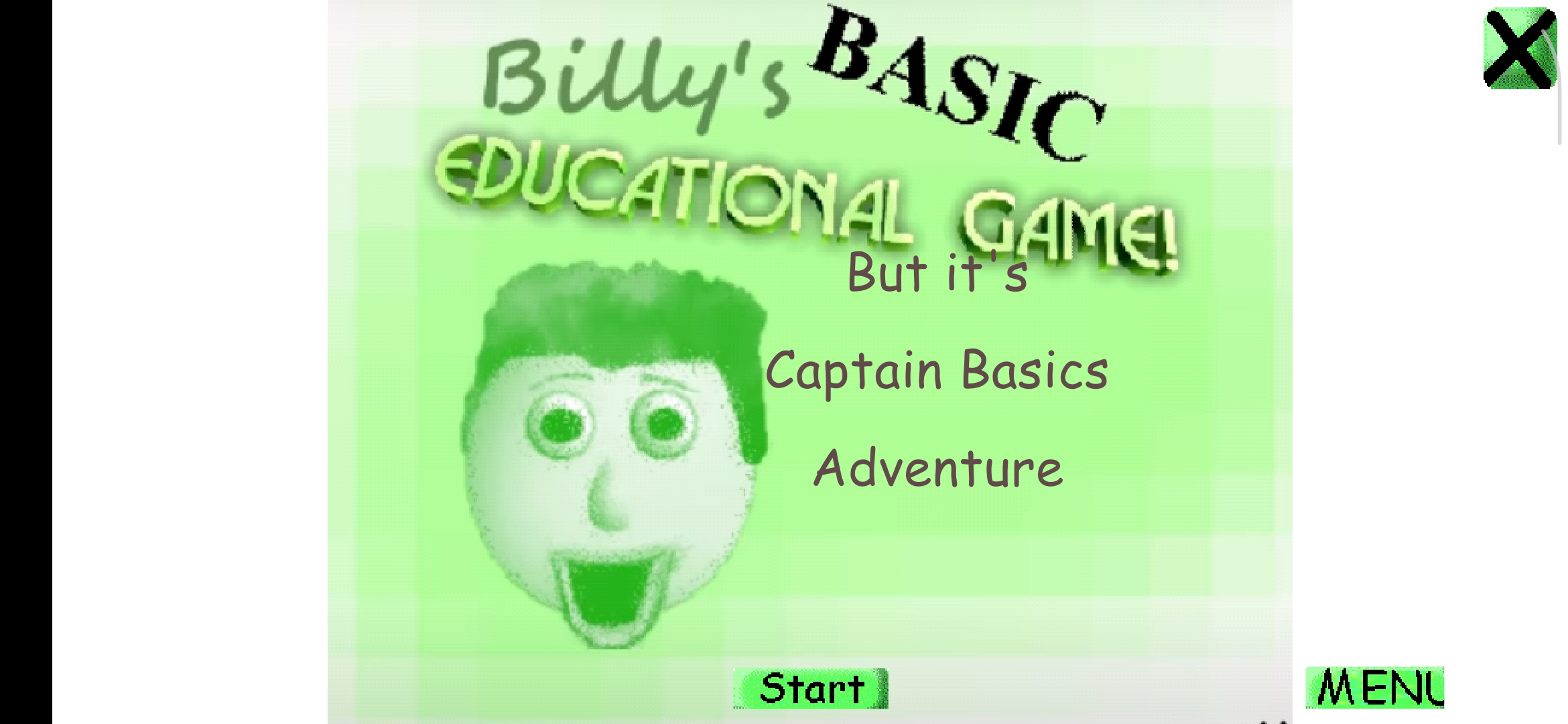 Billy Basics 1.4.3 But it's Captain Basics Adventure With Original Script