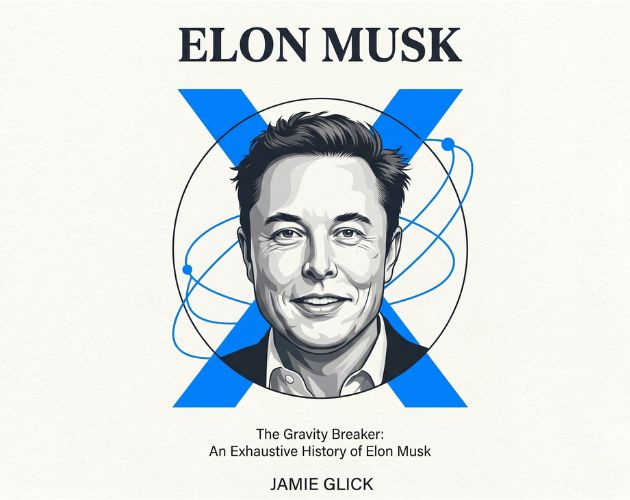 Cover image for The Gravity Breaker: An Exhaustive History of Elon Musk (Audiobook)